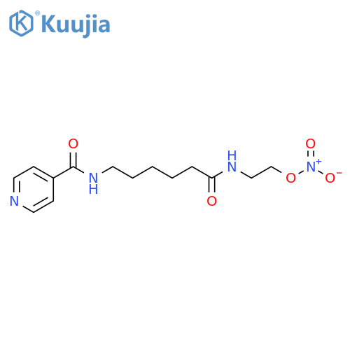 4-Pyridinecarboxamide, N-[6-[[2-(nitrooxy)ethyl]amino]-6-oxohexyl]- structure