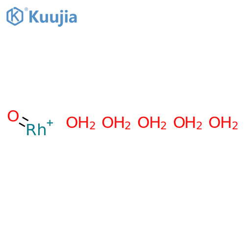 Rhodium(III) oxide pentahydrate structure