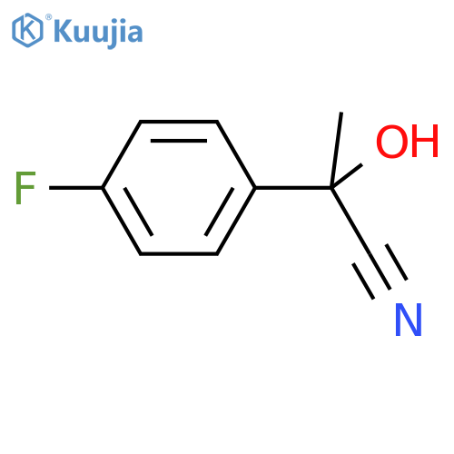 Benzenepropanenitrile,4-fluoro-a-hydroxy- structure