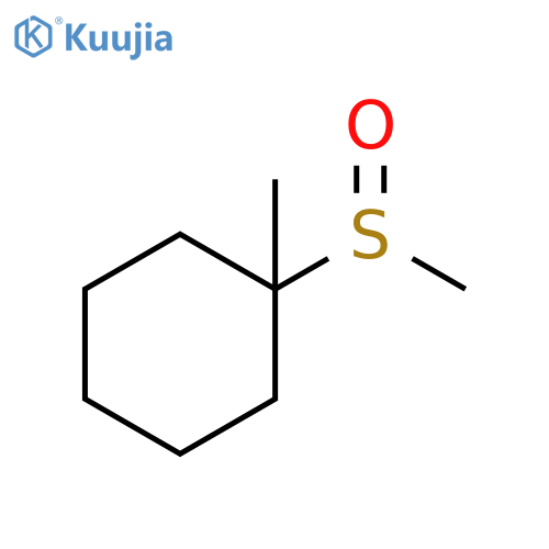 Cyclohexane, 1-methyl-1-(methylsulfinyl)- structure