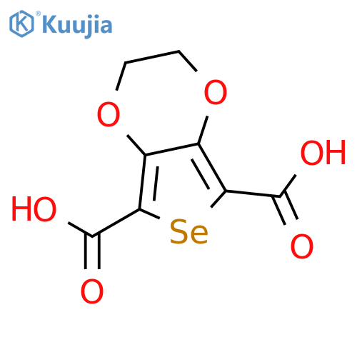 SELENOLO[3,4-B]-1,4-DIOXIN-5,7-DICARBOXYLIC ACID, 2,3-DIHYDRO- structure