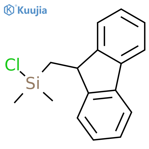SILANE, CHLORO(9H-FLUOREN-9-YLMETHYL)DIMETHYL- structure