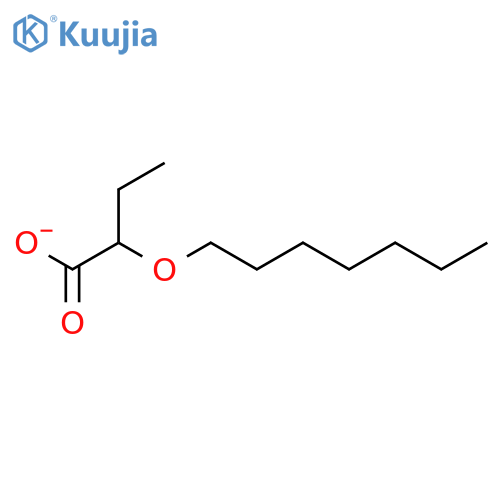 Acetic acid,2-(heptyloxy)-, ethyl ester structure