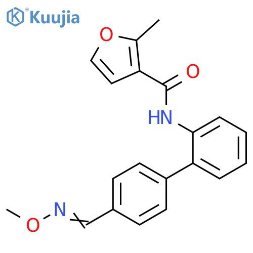 3-Furancarboxamide,N-[4'-[(methoxyimino)methyl][1,1'-biphenyl]-2-yl]-2-methyl- structure