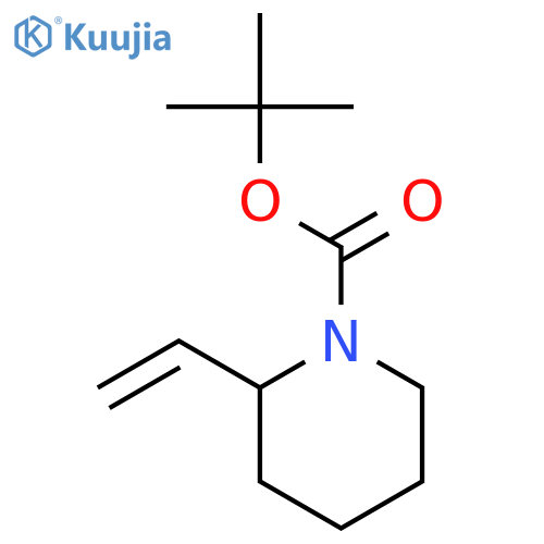1-Piperidinecarboxylic acid, 2-ethenyl-, 1,1-dimethylethyl ester, (2S)- structure