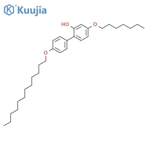 [1,1'-Biphenyl]-2-ol, 4'-(dodecyloxy)-4-(heptyloxy)- structure