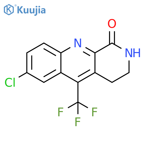 Benzo[b][1,7]naphthyridin-1(2H)-one,7-chloro-3,4-dihydro-5-(trifluoromethyl)- structure