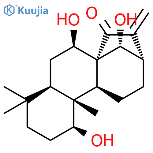 Kaur-16-en-15-one,1,7,14-trihydroxy-, (1a,7a,14R)- structure