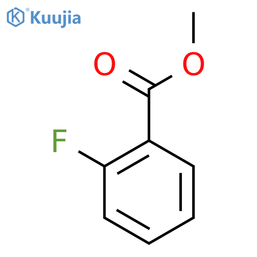 Methyl 2-fluorobenzoate structure