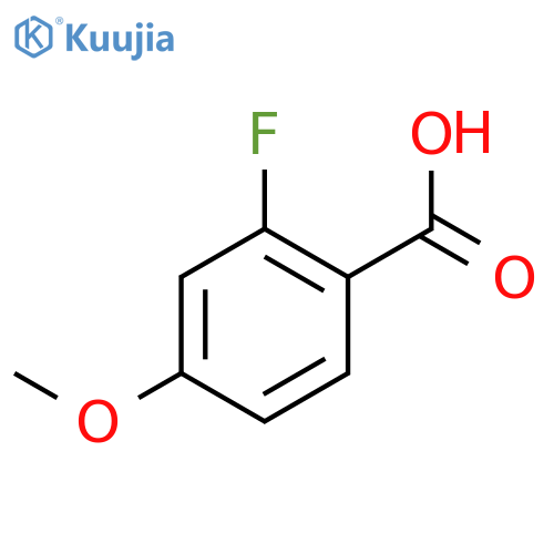 2-Fluoro-4-methoxybenzoic acid structure