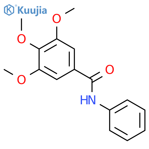 3,4,5-Trimethoxy-N-phenylbenzamide structure