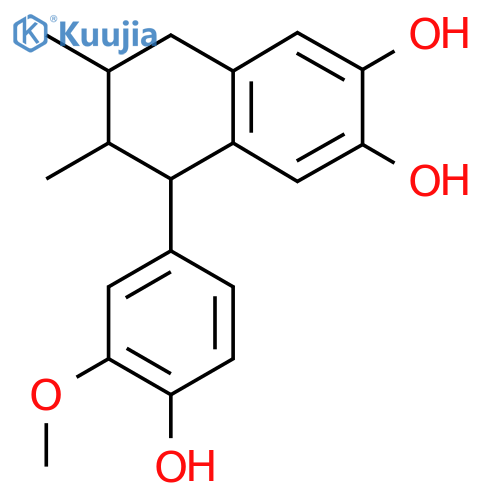 5-(4-Hydroxy-3-methoxyphenyl)-6,7-dimethyl-5,6,7,8-tetrahydronaphthalene-2,3-diol structure