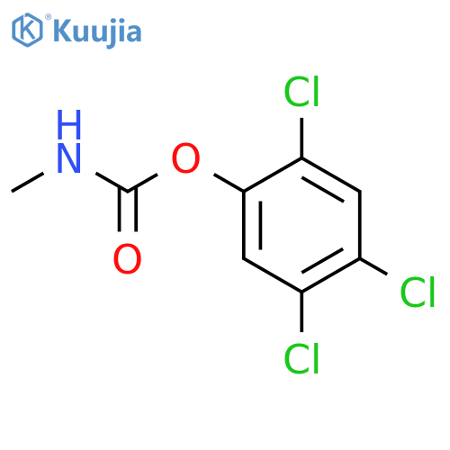 Phenol,2,4,5-trichloro-, 1-(N-methylcarbamate) structure