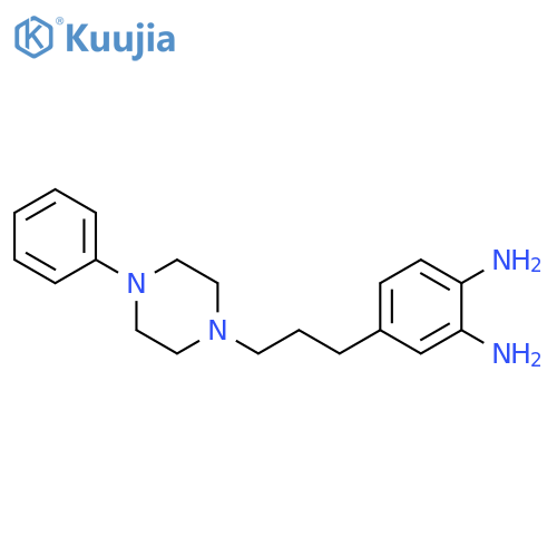 1,2-Benzenediamine, 4-[3-(4-phenyl-1-piperazinyl)propyl]- structure
