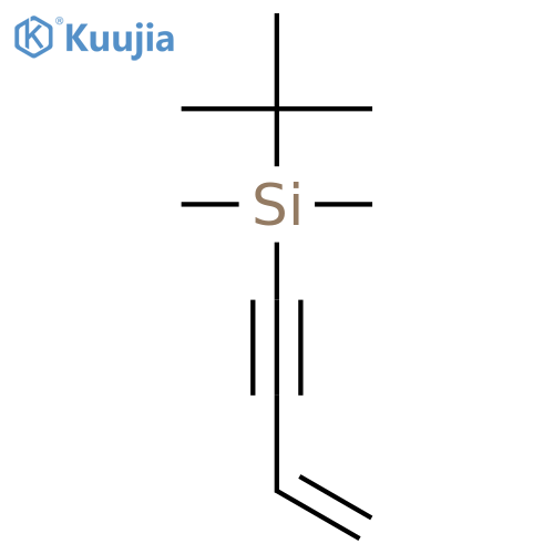 Silane, 3-buten-1-ynyl(1,1-dimethylethyl)dimethyl- structure