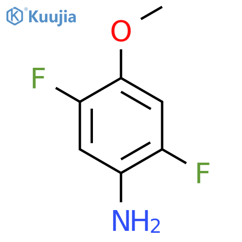 2,5-Difluoro-4-methoxy-phenylamine structure