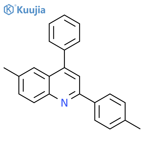 6-methyl-2-(4-methylphenyl)-4-phenylquinoline structure