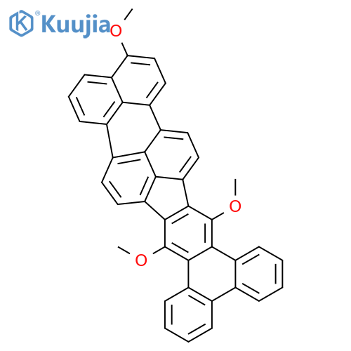 Phenanthro[9',10':5,6]indeno[1,2,3-cd]perylene, 3,9,18-trimethoxy- structure