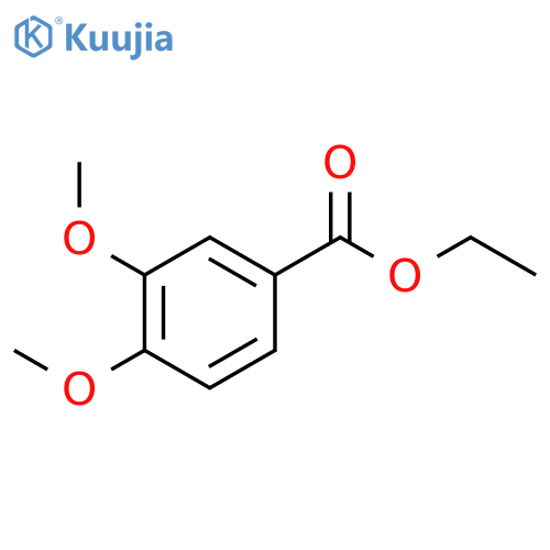 Ethyl 3,4-dimethoxybenzoate structure