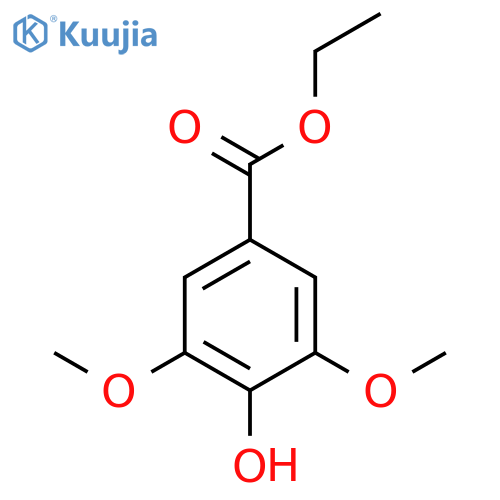 Ethyl 4-hydroxy-3,5-dimethoxybenzoate structure