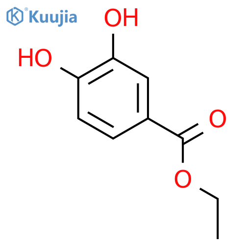 Ethyl 3,4-dihydroxybenzoate structure