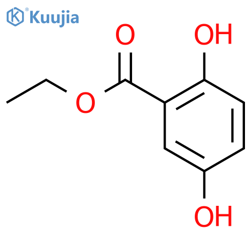 Ethyl 2, 5-Dihydroxybenzoate structure