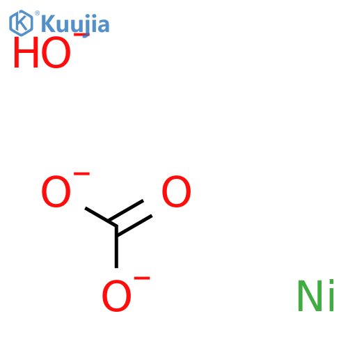 Nickel(II) carbonate hydroxide hydrate structure