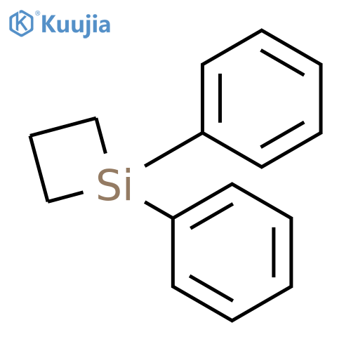 Silacyclobutane, 1,1-diphenyl- structure