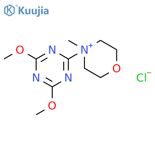 4-(4,6-dimethoxy-1,3,5-triazin-2-yl)-4-methyl-morpholin-4-ium;chloride structure