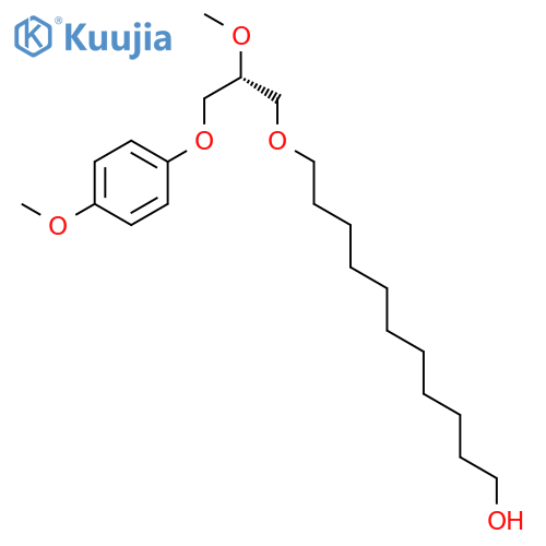 1-Undecanol, 11-[(2R)-2-methoxy-3-(4-methoxyphenoxy)propoxy]- structure