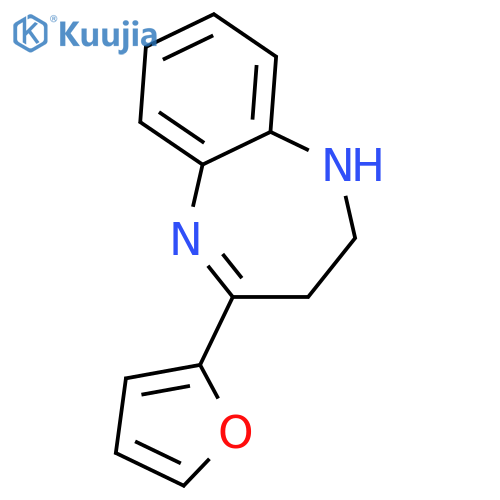 2,3-Dihydro-4-(fur-2-yl)-1H-1,5-benzodiazepine structure