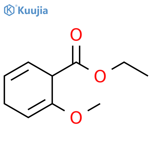 2,5-Cyclohexadiene-1-carboxylic acid, 2-methoxy-, ethyl ester structure