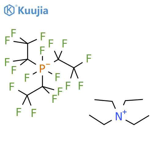 TETRAETHYLAMMONIUM TRIS(PENTAFLUOROETHYL)TRIFLUOROPHOSPHATE structure