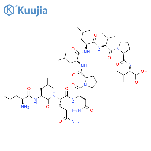 L-Valine,L-leucyl-L-leucyl-L-glutaminyl-L-asparaginyl-L-prolyl-L-leucyl-L-leucyl-L-valyl-L-prolyl- structure