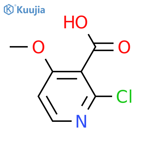 2-Chloro-4-Methoxy-3-pyridinecarboxylic acid structure