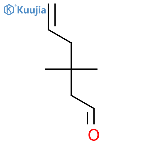 5-Hexenal, 3,3-dimethyl- structure