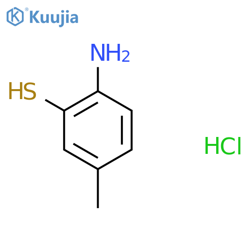 2-amino-5-methylbenzene-1-thiol hydrochloride structure