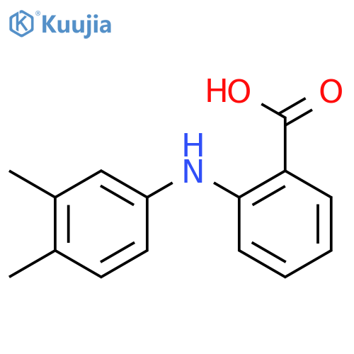 N-(3,4-Dimethylphenyl)anthranilic Acid structure
