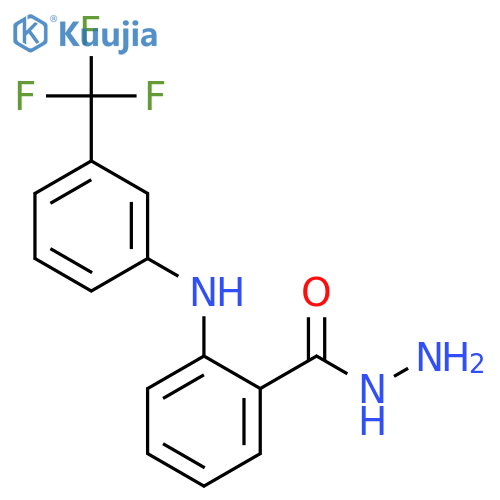 Benzoic acid, 2-[[3-(trifluoromethyl)phenyl]amino]-, hydrazide structure