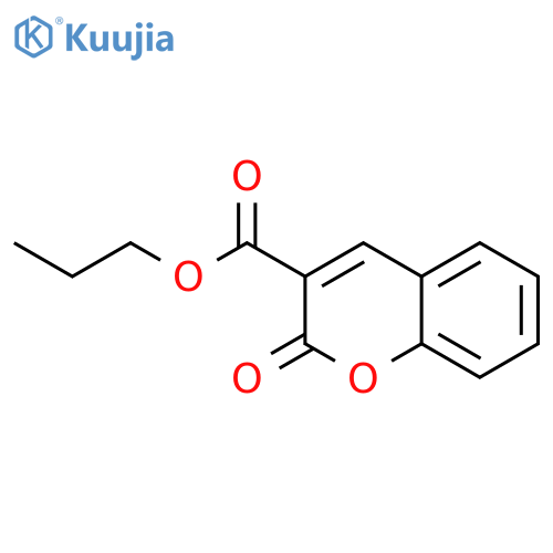 propyl 2-oxo-2H-chromene-3-carboxylate structure