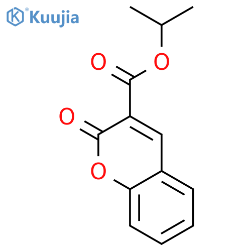 2H-1-Benzopyran-3-carboxylic acid, 2-oxo-, 1-methylethyl ester structure