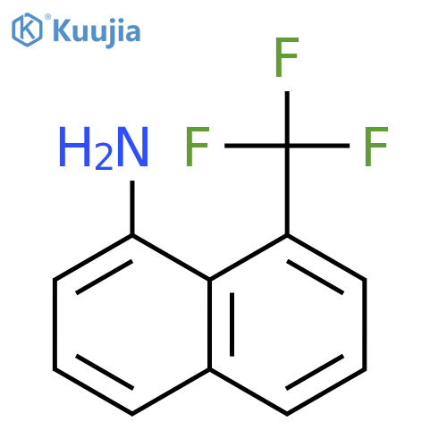 8-(trifluoromethyl)naphthalen-1-amine structure