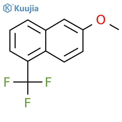 6-Methoxy-1-(trifluoromethyl)naphthalene structure