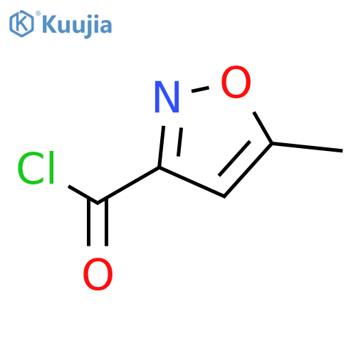 5-methyl-1,2-oxazole-3-carbonyl chloride structure