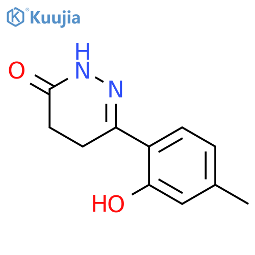 3(2H)-Pyridazinone, 4,5-dihydro-6-(2-hydroxy-4-methylphenyl)- structure