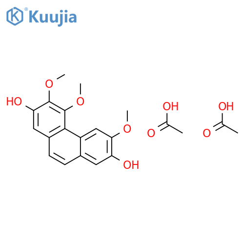 2,7-Phenanthrenediol, 3,4,6-trimethoxy-, diacetate structure