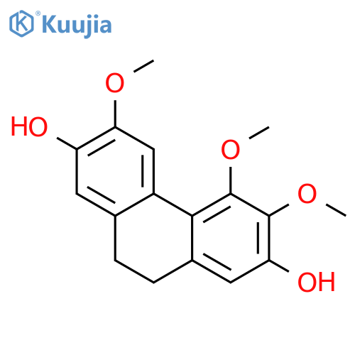 2,7-Phenanthrenediol,9,10-dihydro-3,4,6-trimethoxy- structure