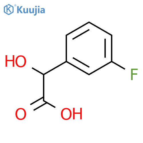 2-(3-Fluorophenyl)-2-hydroxyacetic acid structure
