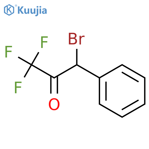 3-Bromo-1,1,1-trifluoro-3-phenylpropan-2-one structure