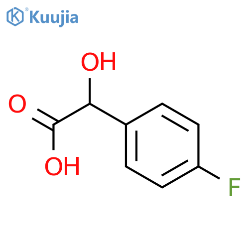 4-Fluoromandelic acid structure